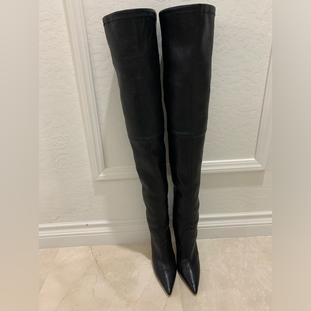 Stuart Weitzman Ultrastuart 100 Stretch Pointed T… - image 5